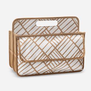 Thirty-One Deluxe Double Duty Caddy - Fawn Patchwork